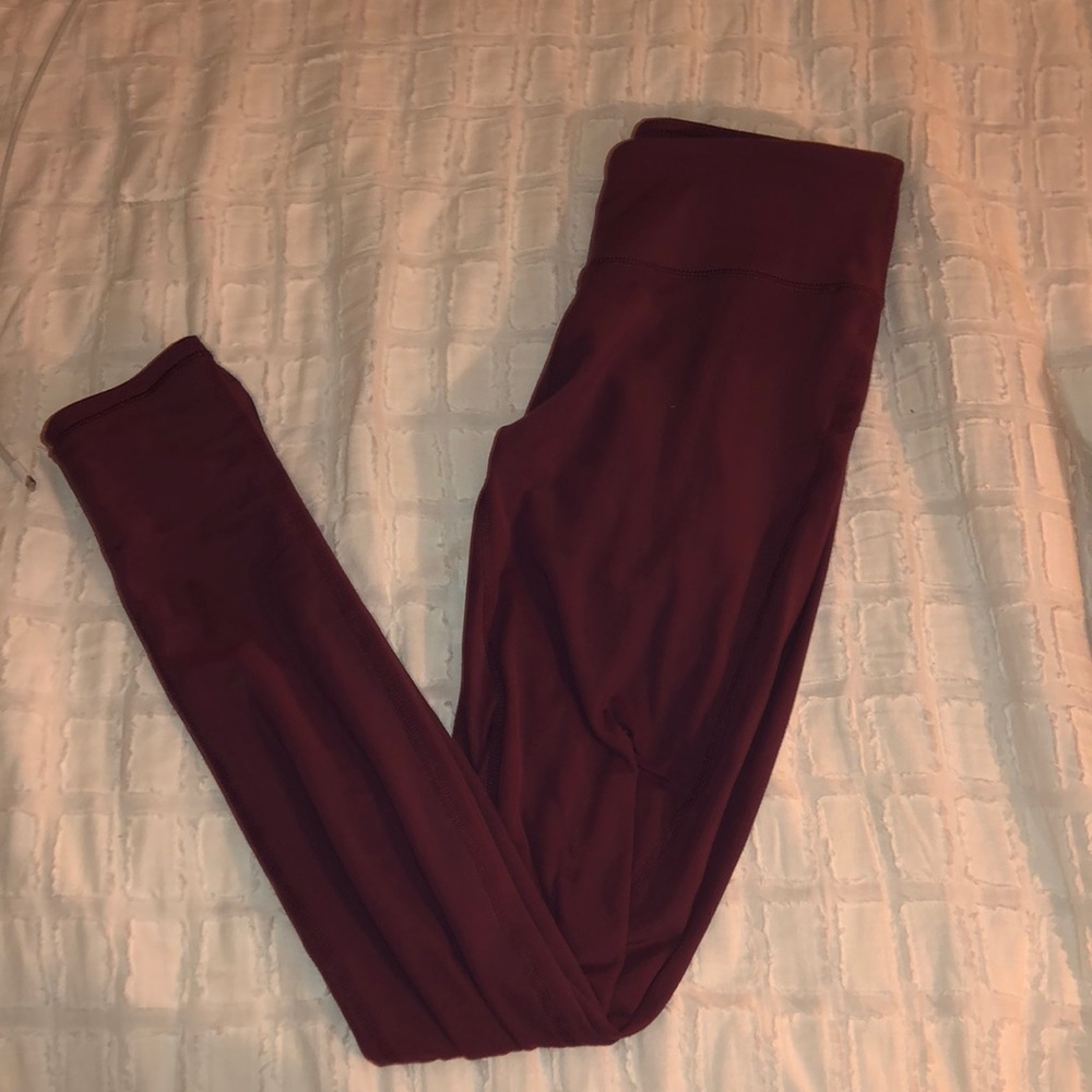 Fabletics Maroon Leggings